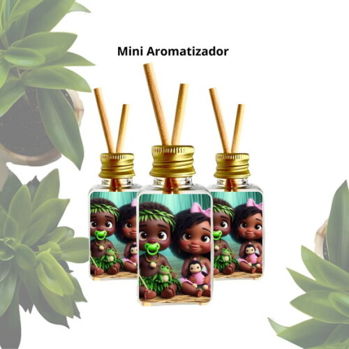 Lembrancinha Mini Aromatizador Personalizado - Casal de Erês
