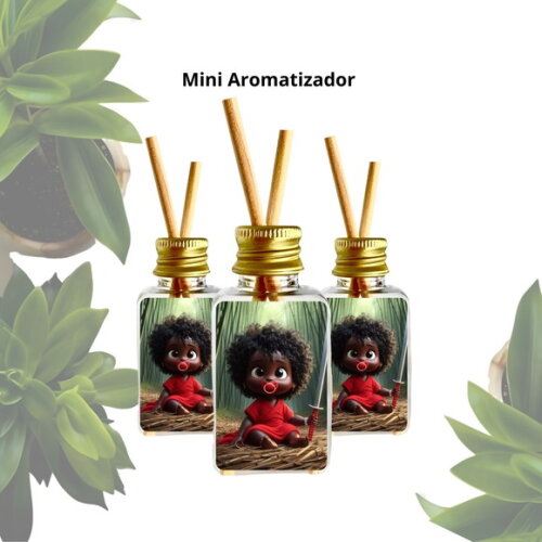 Lembrancinha Mini Aromatizador Personalizado - Erê de Iansã