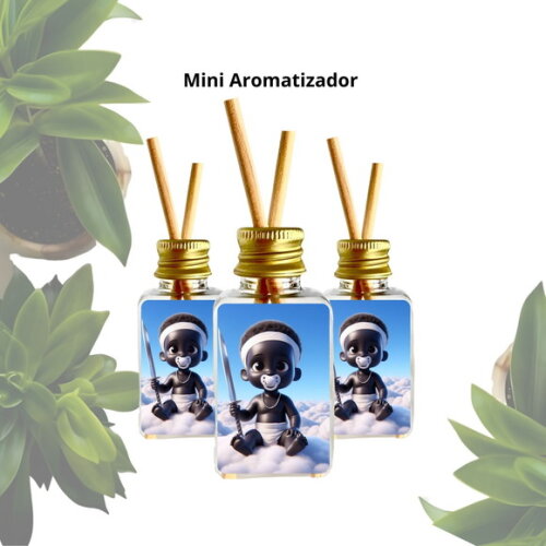 Lembrancinha Mini Aromatizador Personalizado - Erê de Oxalá