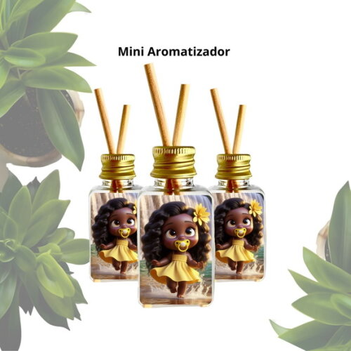 Lembrancinha Mini Aromatizador Personalizado - Erê de Oxum
