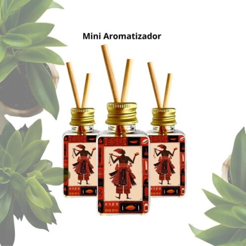 Lembrancinha Mini Aromatizador Personalizado - Orixá Exú