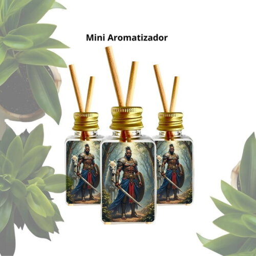 Lembrancinha Mini Aromatizador Personalizado - Orixá Ogum