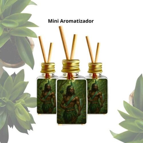 Lembrancinha Mini Aromatizador Personalizado - Orixá Oxóssi
