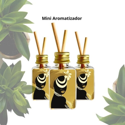 Lembrancinha Mini Aromatizador Personalizado - Orixá Oxum