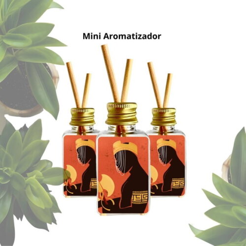 Lembrancinha Mini Aromatizador Personalizado - Orixá Xangô