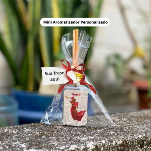Lembrancinha Orixá Iansã - Mini Aromatizador Personalizado