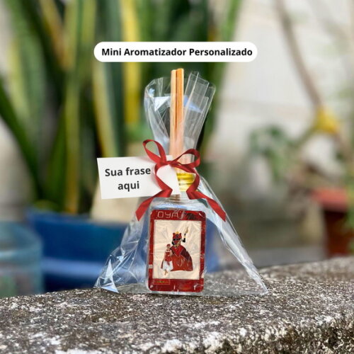 Lembrancinha Orixá Iansã - Mini Aromatizador Personalizado