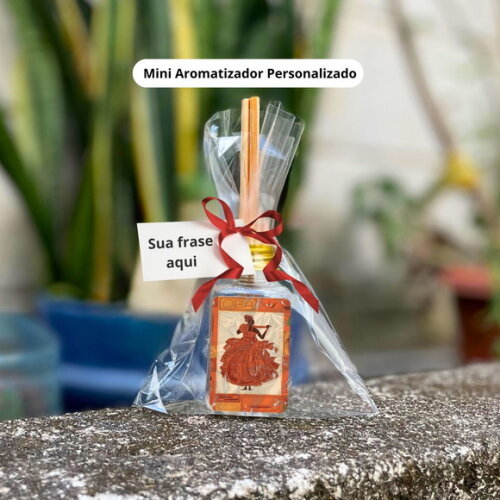 Lembrancinha Orixá Obá - Mini Aromatizador Personalizado