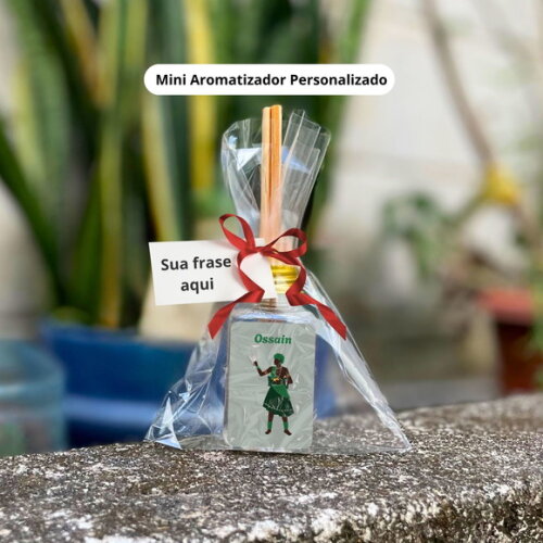 Lembrancinha Orixá Ossain - Mini Aromatizador Personalizado