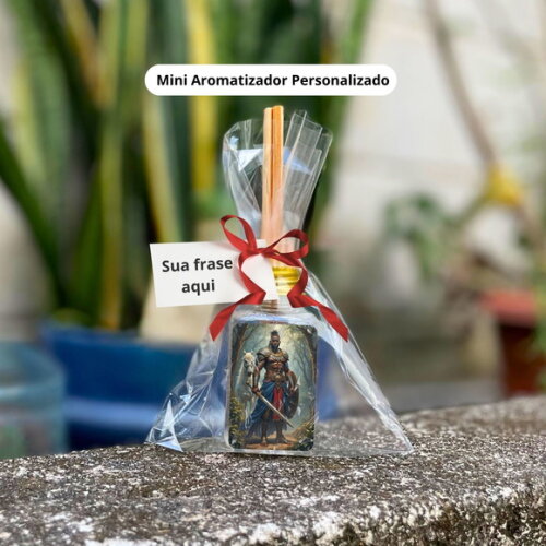Lembrancinha Orixá Ogum - Mini Aromatizador Personalizado
