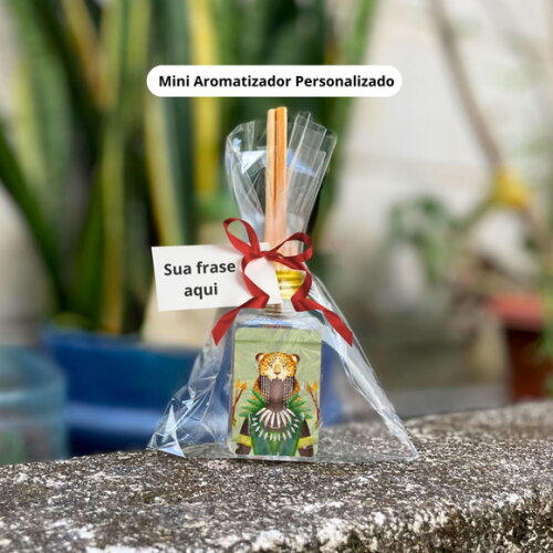 Lembrancinha Orixá Oxóssi - Mini Aromatizador Personalizado