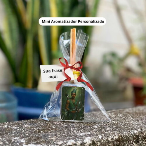 Lembrancinha Orixá Oxóssi - Mini Aromatizador Personalizado