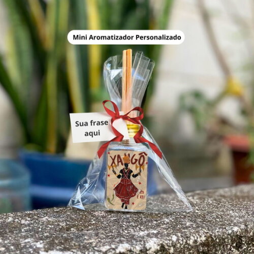 Lembrancinha Orixá Xangô - Mini Aromatizador Personalizado