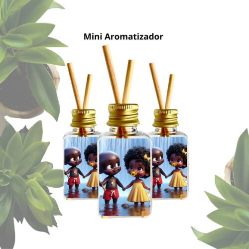 Mini Aromatizador Personalizado | Lembrancinha Casal de Erês