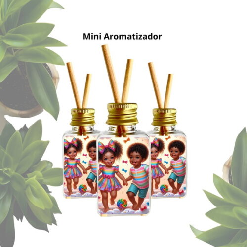 Mini Aromatizador Personalizado | Lembrancinha Casal de Erês