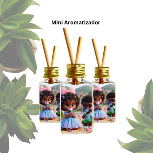 Mini Aromatizador Personalizado | Lembrancinha Casal de Erês
