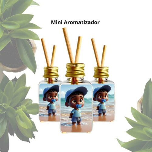 Mini Aromatizador Personalizado | Lembrancinha Erê da Praia