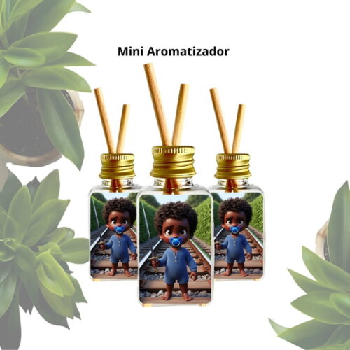 Mini Aromatizador Personalizado | Lembrancinha Erê de Ogum