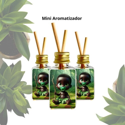 Mini Aromatizador Personalizado | Lembrancinha Erê de Ossain