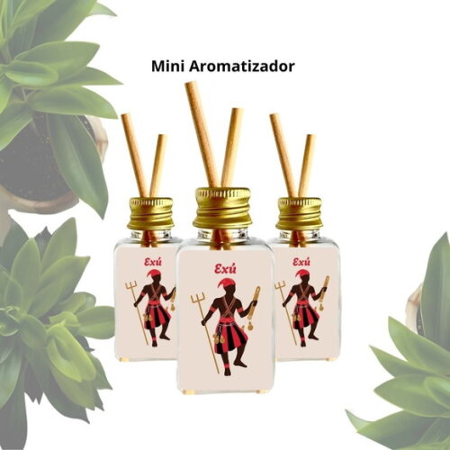 Mini Aromatizador Personalizado | Lembrancinha Orixá Exú