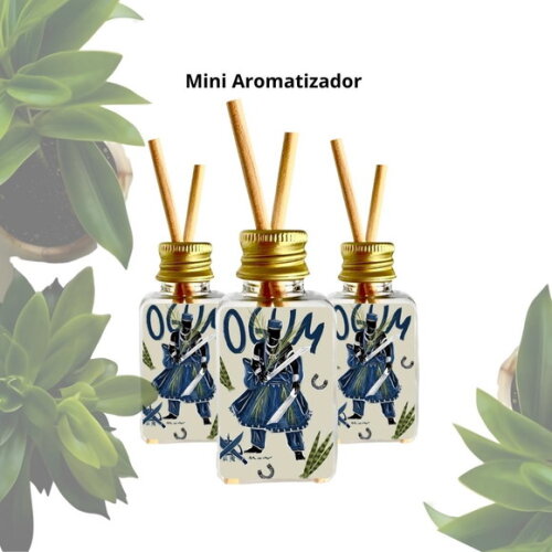 Mini Aromatizador Personalizado | Lembrancinha Orixá Ogum