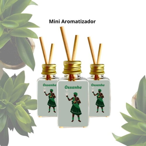 Mini Aromatizador Personalizado | Lembrancinha Orixá Ossaim