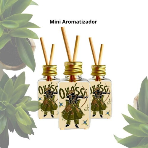 Mini Aromatizador Personalizado | Lembrancinha Orixá Oxóssi