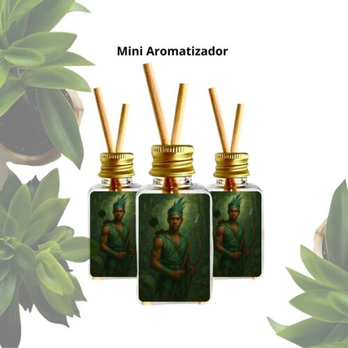 Mini Aromatizador Personalizado | Lembrancinha Orixá Oxóssi