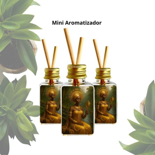 Mini Aromatizador Personalizado | Lembrancinha Orixá Oxum