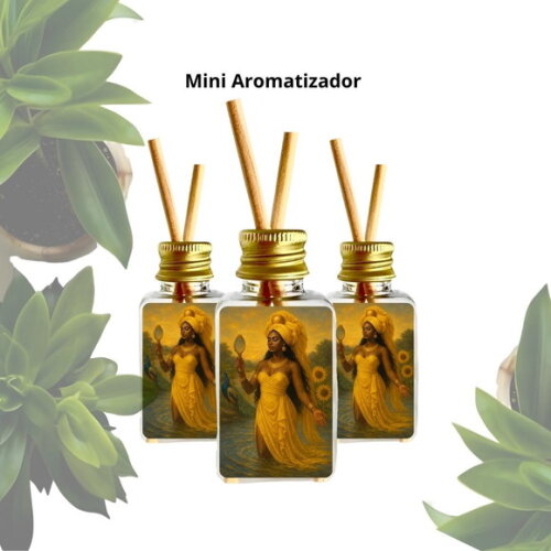 Mini Aromatizador Personalizado | Lembrancinha Orixá Oxum