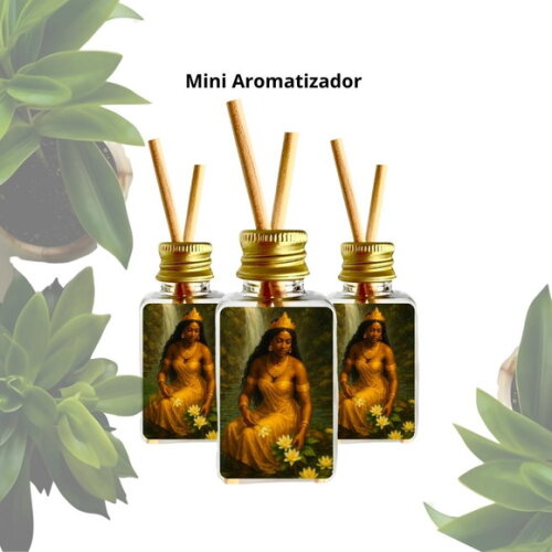 Mini Aromatizador Personalizado | Lembrancinha Orixá Oxum