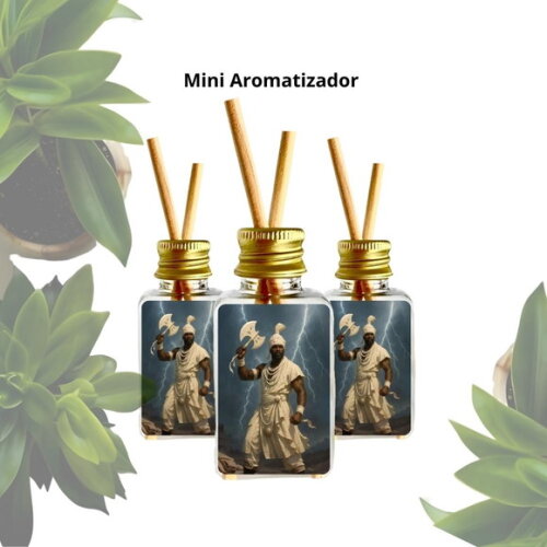 Mini Aromatizador Personalizado | Lembrancinha Orixá Xangô