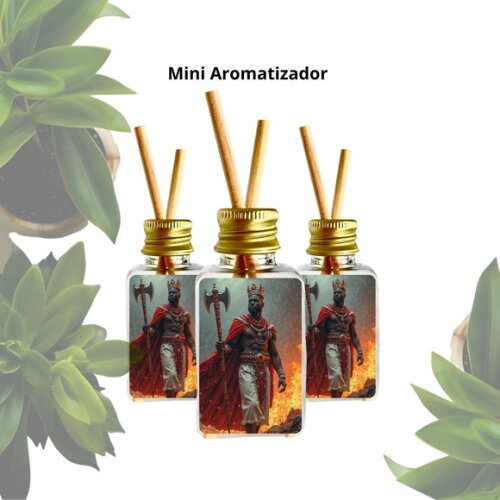 Mini Aromatizador Personalizado | Lembrancinha Orixá Xangô