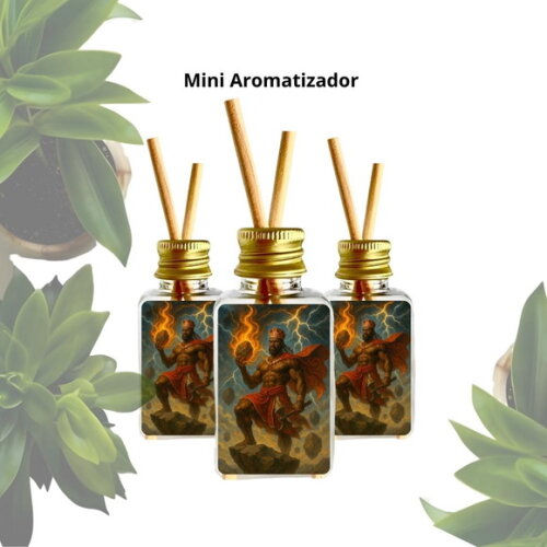 Mini Aromatizador Personalizado | Lembrancinha Orixá Xangô