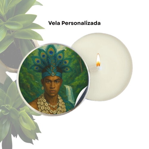 Vela Aromática Personalizada | Vela na Latinha - Logun Edé