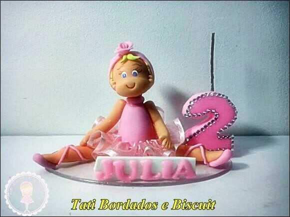 Bailarina Topo de Bolo