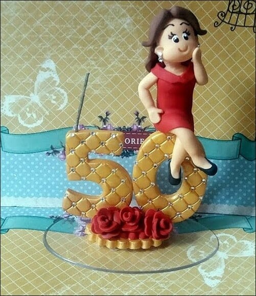 Topo de Bolo 50 anos