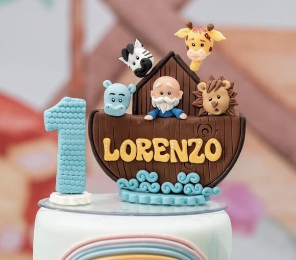 Topo de Bolo Arca de Noé