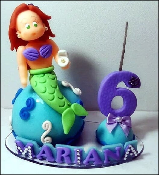 Topo de Bolo Ariel