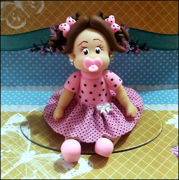 Topo de Bolo Chá de Bebê