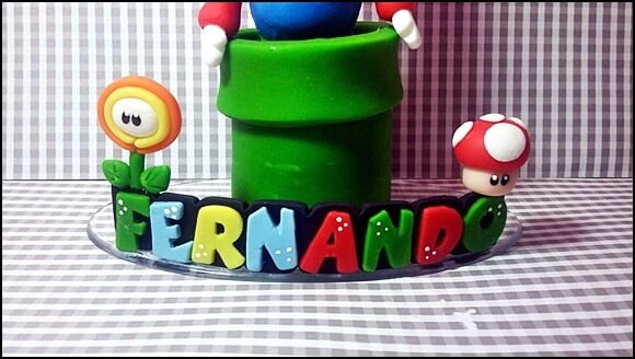 Topo de Bolo Mario Bros