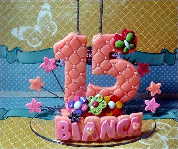 Vela Personalizada 15 Anos