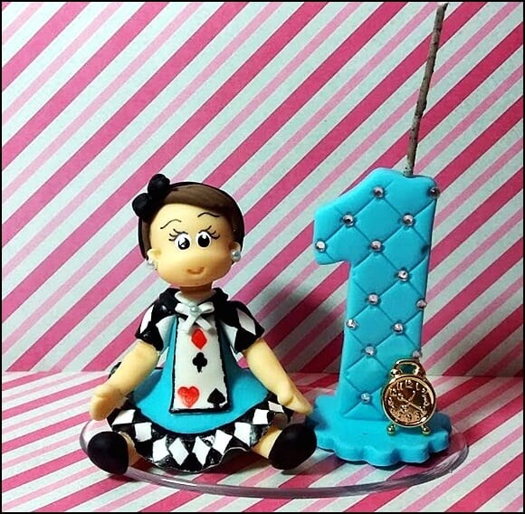 Vela Personalizada Alice