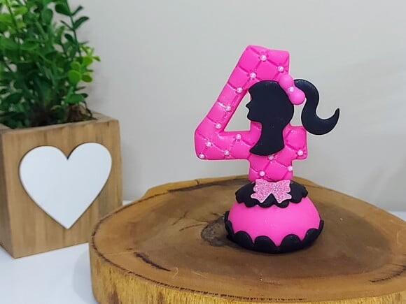 Vela Personalizada Barbie