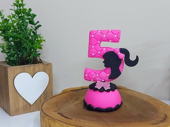 Vela Personalizada Barbie