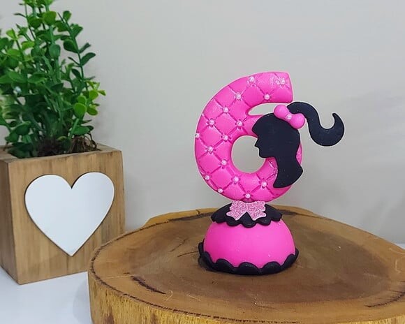 Vela Personalizada Barbie