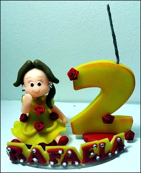 Vela Personalizada Bela