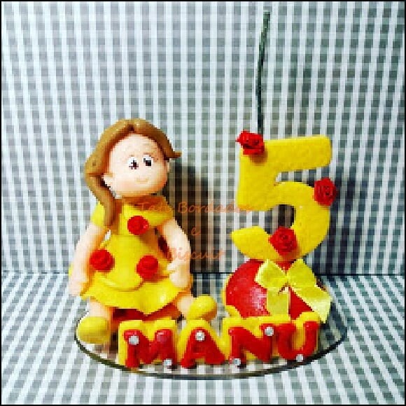 Vela Personalizada Bela