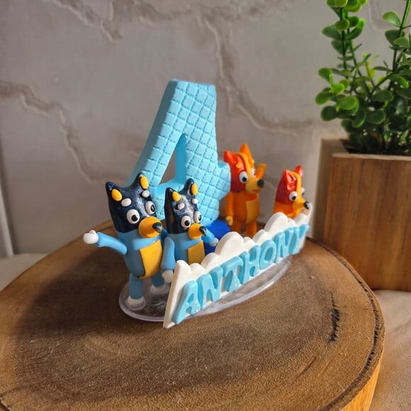 Vela Personalizada Bluey