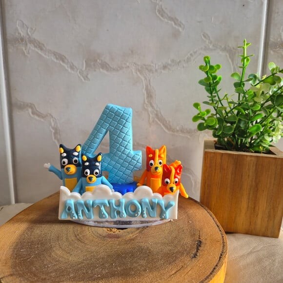Vela Personalizada Bluey